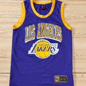 NBA Purple and Yellow Kids Lakers Jersey